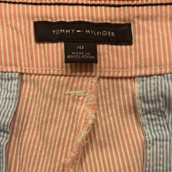 Tommy Hilfiger Seersucker Pinstriped Shorts - Picture 8 of 9